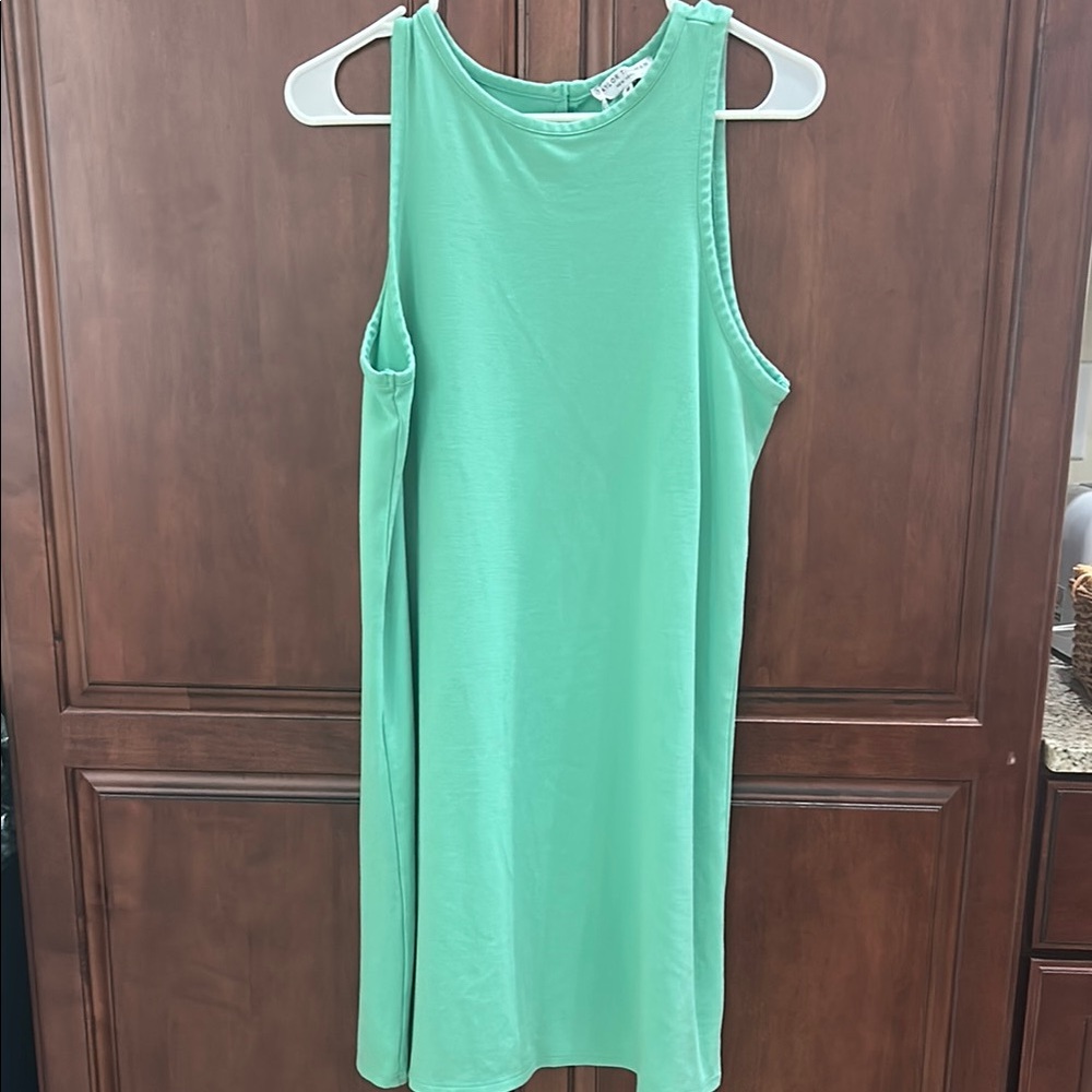 Sleeveless Mint Green Dress